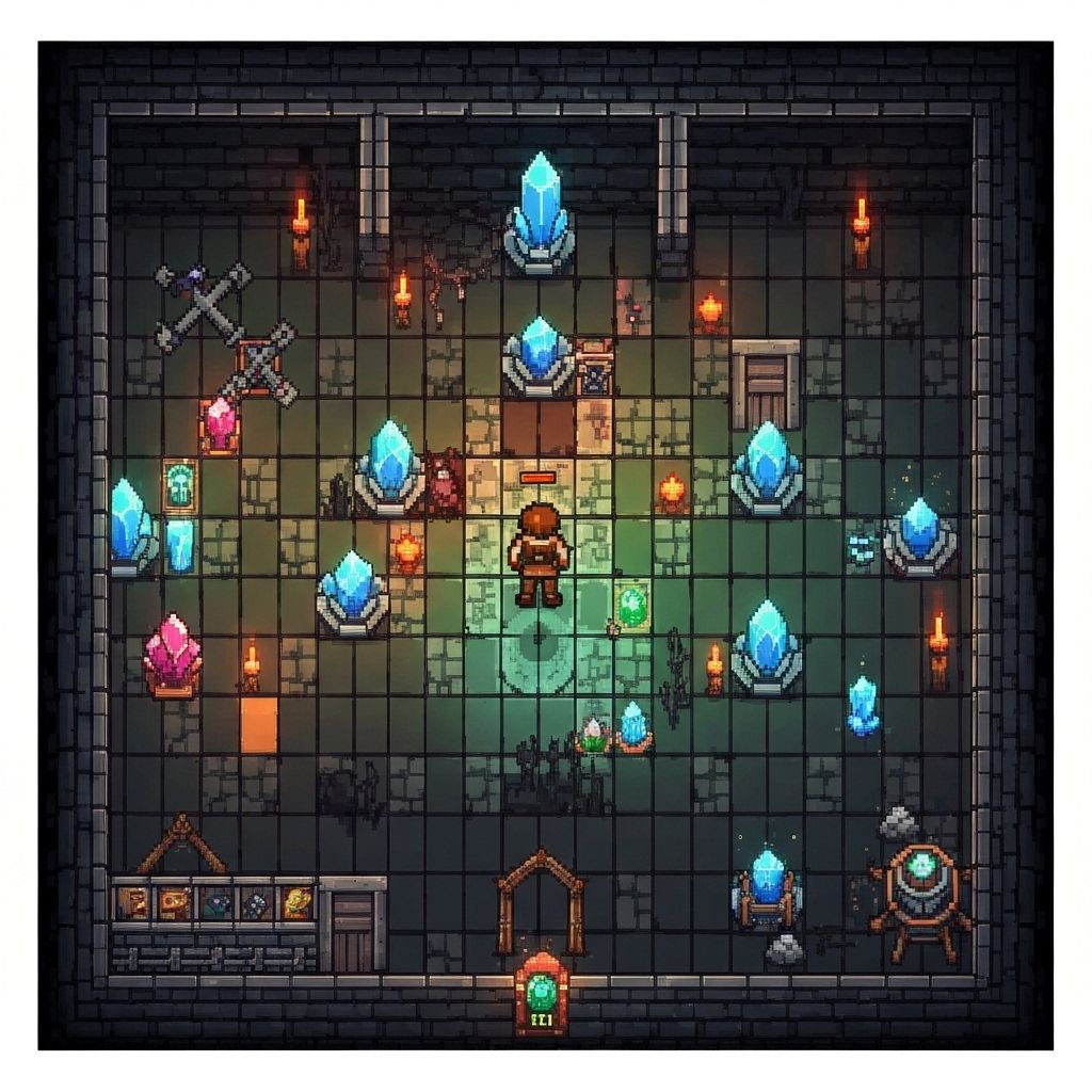 Shard (pixel RPG roguelike prototype)
